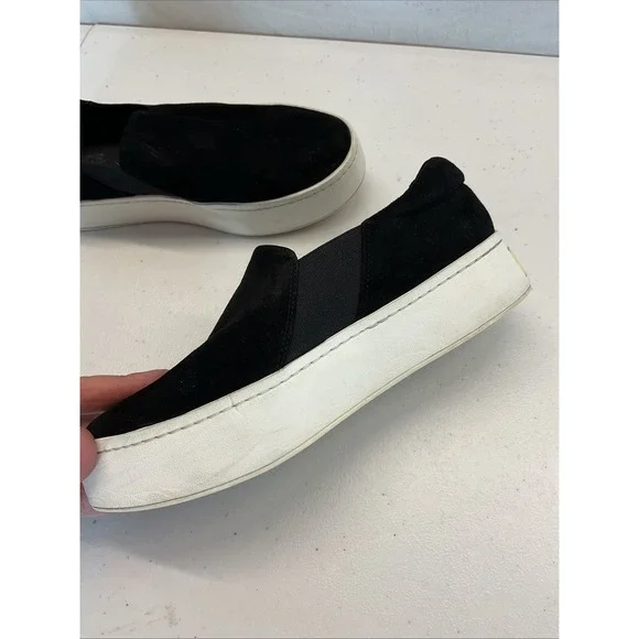 Vince Platform‎ Loafers Sneakers Shoes Womens Size 7US 37EU Black RET$250 - Picture 11 of 11